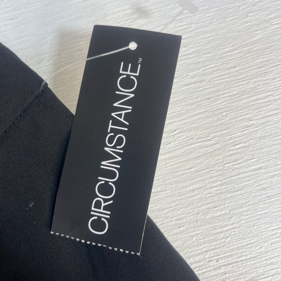 Circumstance Skinny Leg Pants Womens 22W Black New Side Zipper - Picture 9 of 9